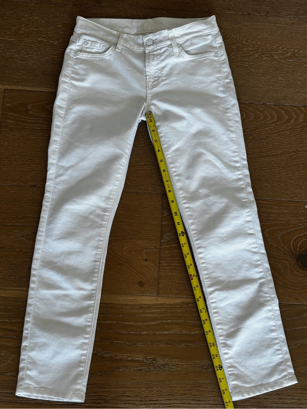 7 For All Mankind Women’s White Roxanne Jeans